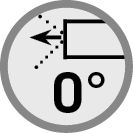 Symbol für 0 Grad