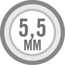 Symbol für 5,5mm